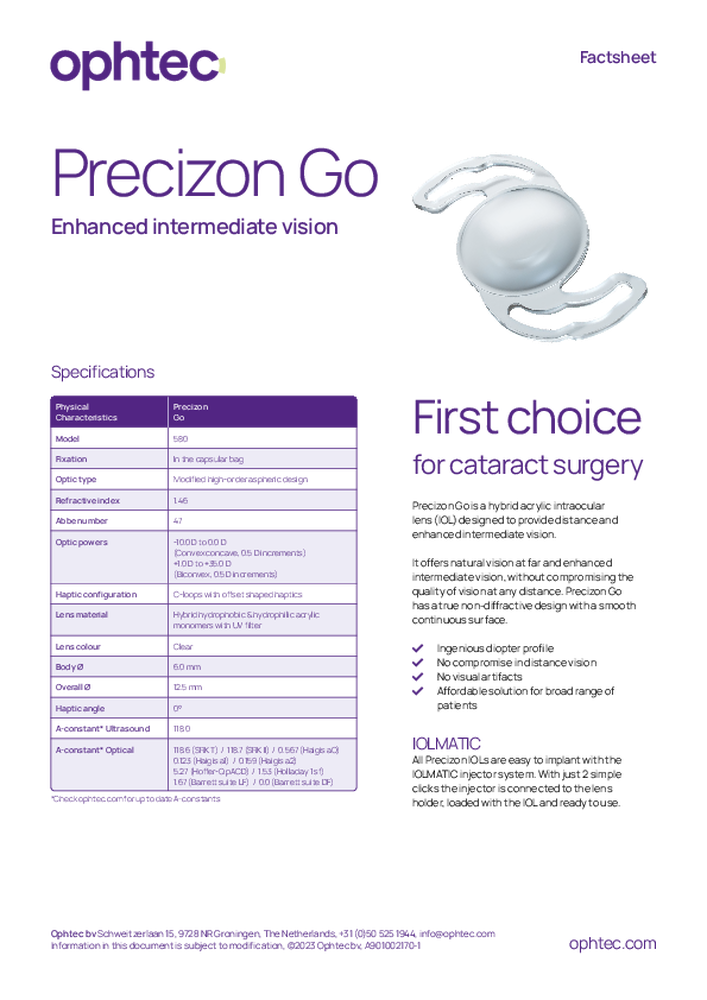 Precizon factsheet pic