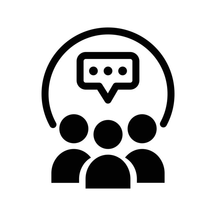 simple-discussion-group-icon-design-vector